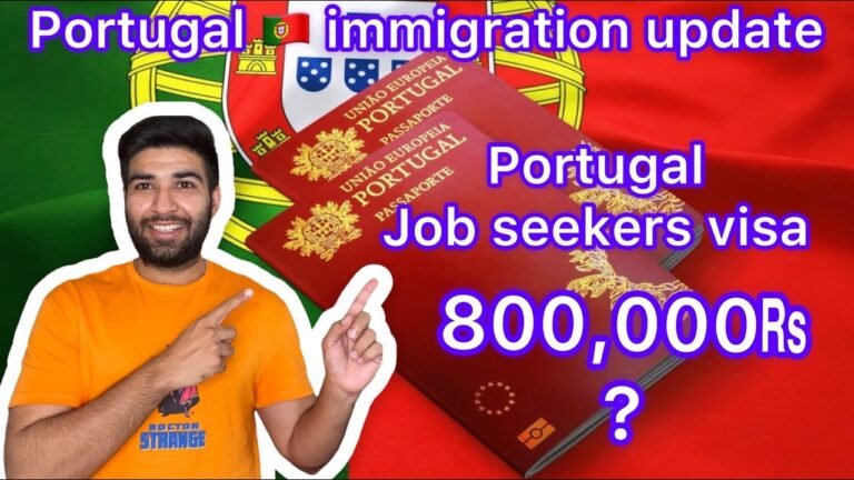 Portugal job seekers visa from pakistan 800,000 ? – Portugal 🇵🇹 immigration