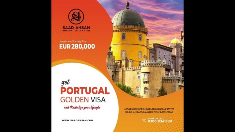 Portuguese Golden Visa Through Real Estate | Saad Ahsan Immigration Law Firm