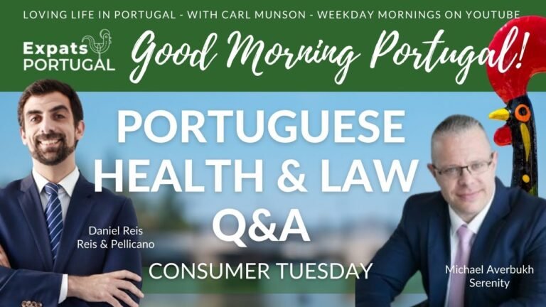 Portuguese Law & Health Q&A on Good Morning Portugal! with Daniel Reis & Michael Averbukh