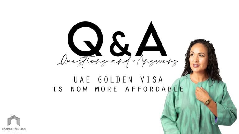 Q&A with Sameer Vaya – UAE Golden Visa – Is now more affordable!  #golddenvisa #realestatedubai