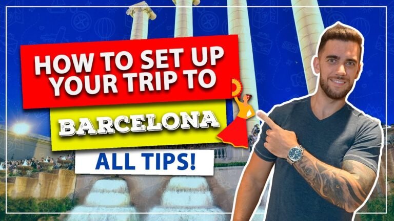 ☑️ Step by step to set up your trip to BARCELONA and spending very little! All tips!