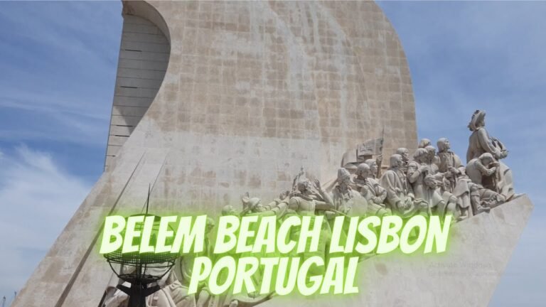 TOURIST PLACE BELEM BEACH LISBON PORTUGAL