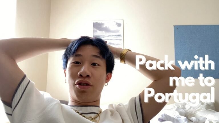 Travel to Portugal: Pack with me