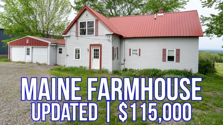 Updated Farmhouse For Sale | Maine Real Estate