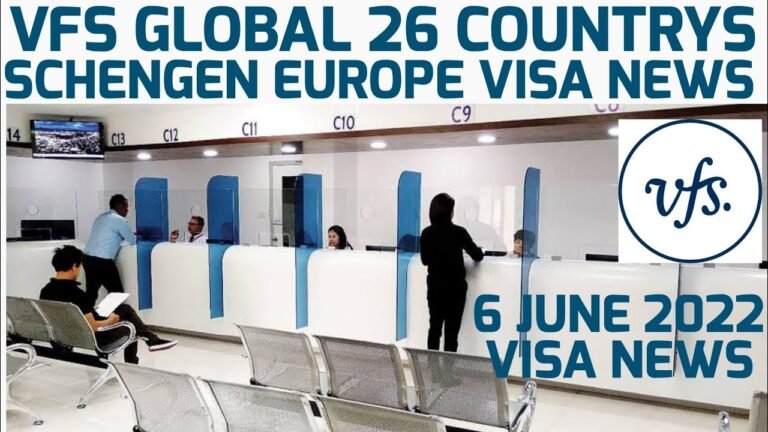 VFS GLOBAL 26 COUNTRYS SCHENGEN EUROPE VISA NEWS || FLIGHTS OR VISA NEWS || VISA CHECKLIST PROVIDE