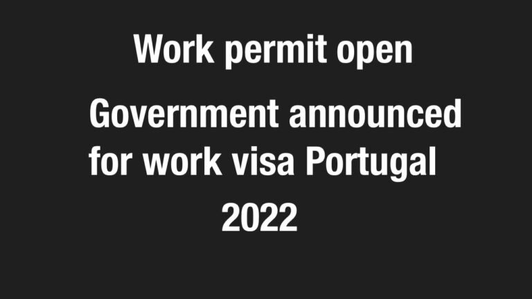 Visa open in Portugal #Amazing world