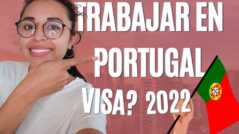 Visa para trabajar en PORTUGAL 2022 #mexicanaenportugal