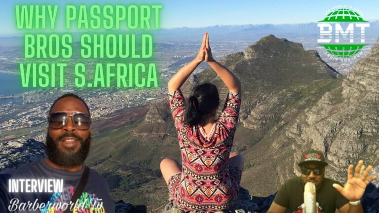 Why Passport Bros should Visit S. Africa @INTERNATIONAL ZOE BARBER WORLD TV