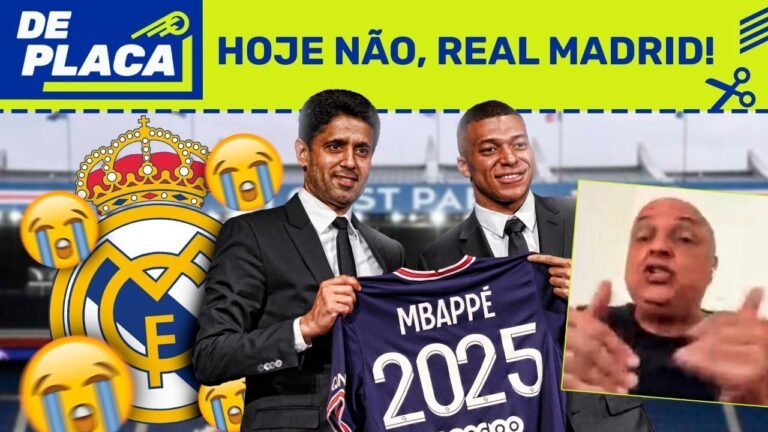 "EU NÃO CONSIGO ENTENDER O MBAPPÉ RECUSAR O REAL MADRID PARA FICAR EM UM PROJETO COMO O DO PSG"