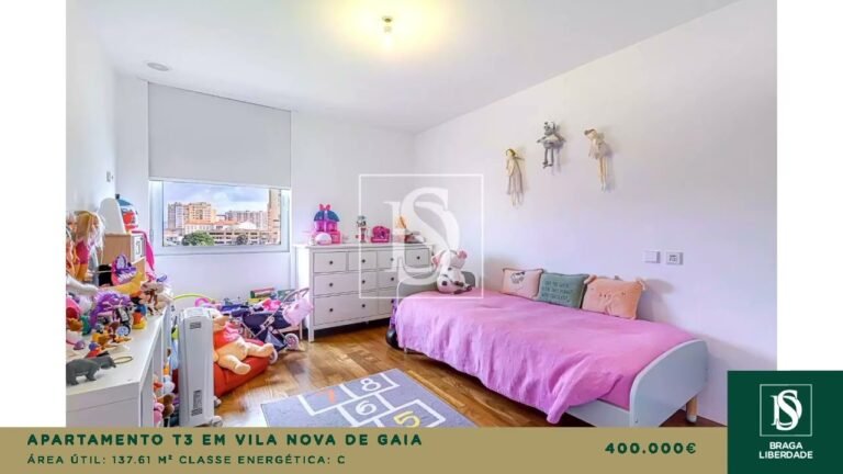 𝗩𝗘𝗡𝗗𝗘-𝗦𝗘 Apartamento T3 em Vila Nova de Gaia