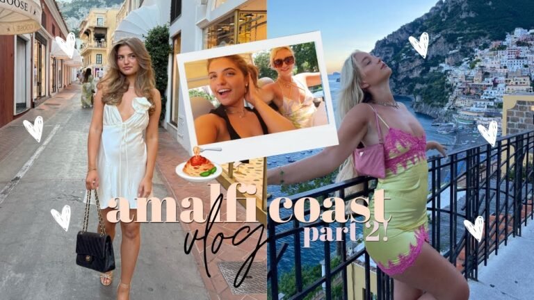 AMALFI COAST VLOG 2! VISITING CAPRI, POSITANO & PRAIANO!!