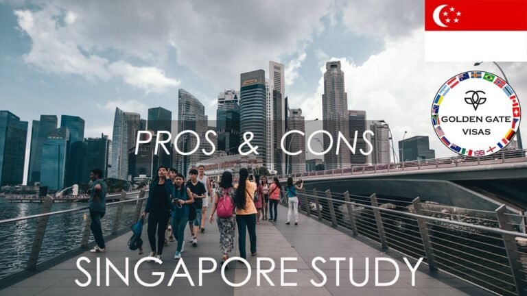 Advantages & Disadvantages of Singapore Study Visa | Diploma in Singapore @Golden Gate Visas