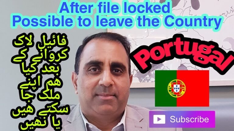 After file locked can we go out the Portugal | Traveler777