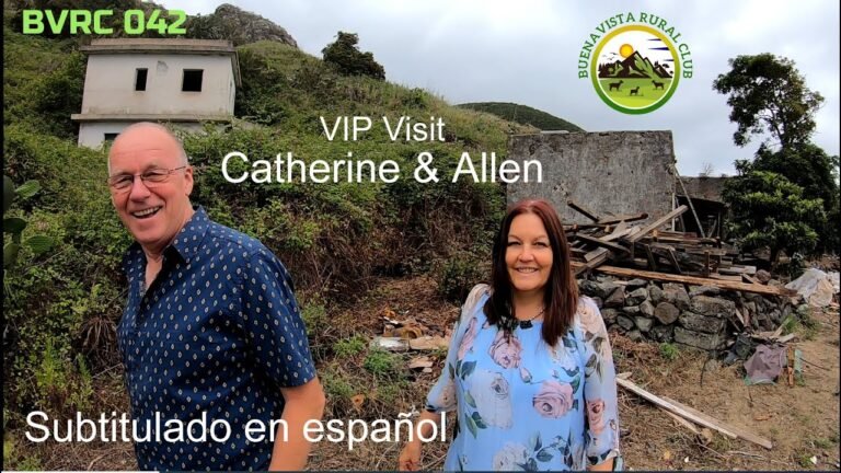 BVRC042 VIP Visit Catherine & Allen  NOT in Portugal Off-Grid abandoned farm in Tenerife, Spain