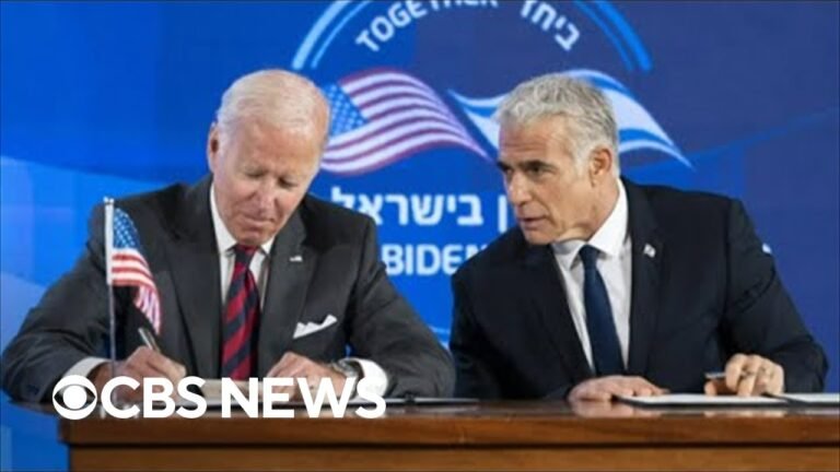 Biden signs "Jerusalem Declaration," reaffirms commitment to thwart Iran nuclear threat