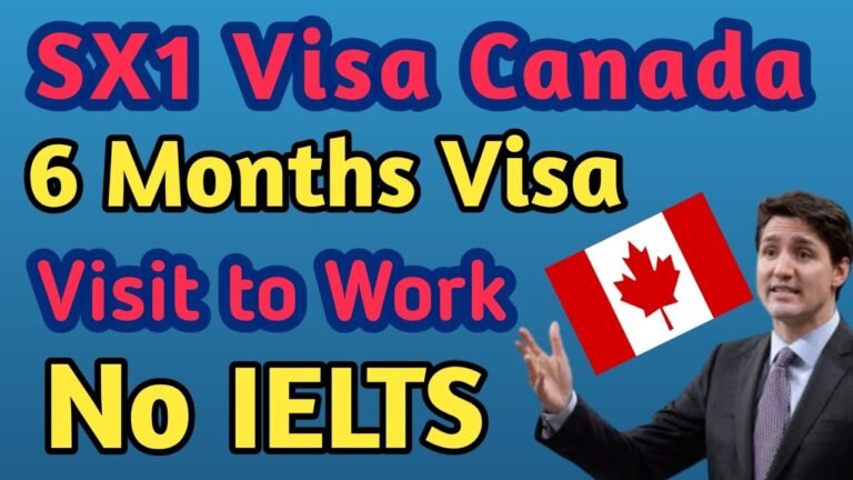 Canada's SX1 Visit Visa Requirements for Foreigners