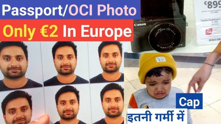 Cheap Passport Photos | Sachin Desi | Indians In Ireland |