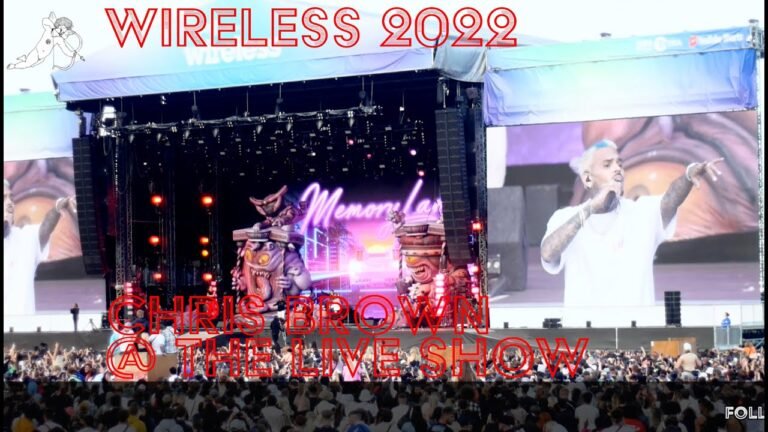 Chris Brown @ The Live Show #Wireless2022 #Wireless #CrystalPalace | First Show In 12 Years