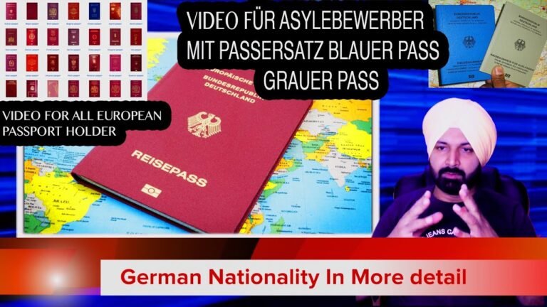 German Nationality In More Detail  | Love singh M | For European Passport Holder |  Asylbewerber