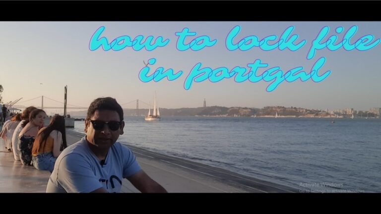HOW TO LOCK THE FILE IN PORTUGAL