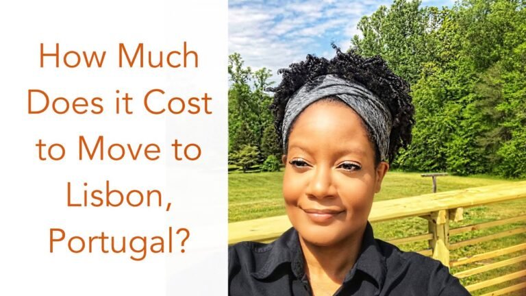 How Much Does it Cost to Move from the US to Lisbon, Portugal-Non-Retired Edition