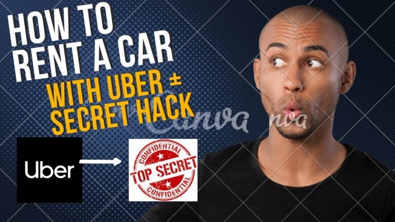 How To Rent A Car With Uber For Drivers + Secret Hack!