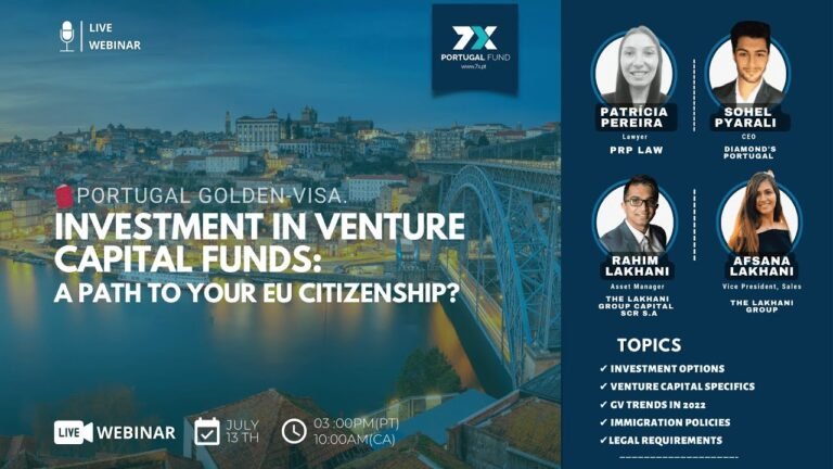 Investment in venture capital funds: A path to your EU citizenship?