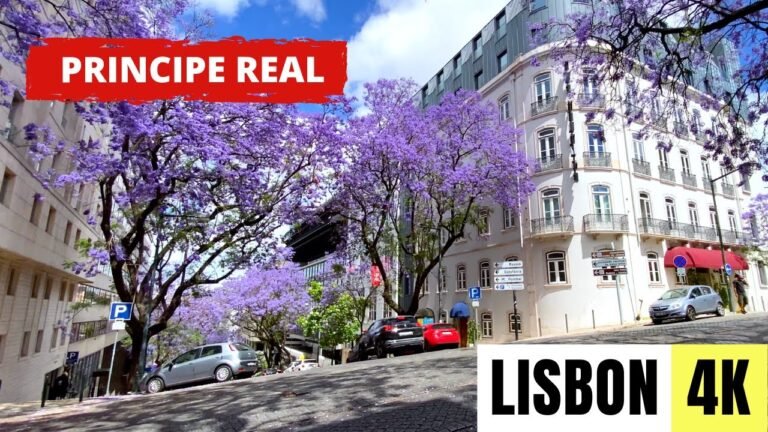 LISBON, PORTUGAL 🇵🇹 [4K] Principe Real — Walking Tour — JUNE 2022