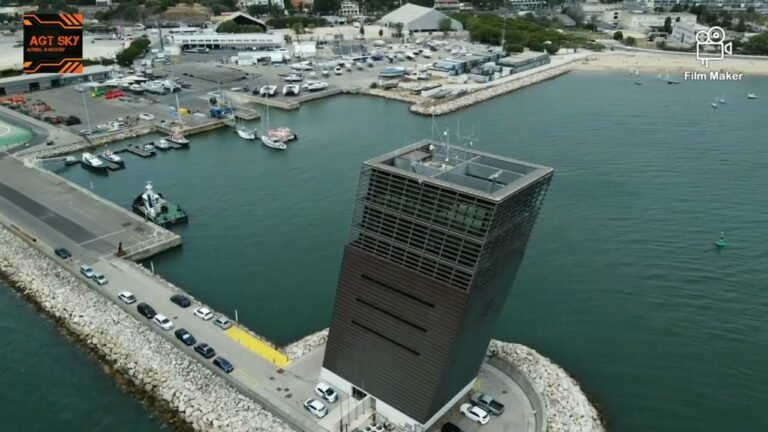 Lisbon VTS tower #tagus #lisbon #drone