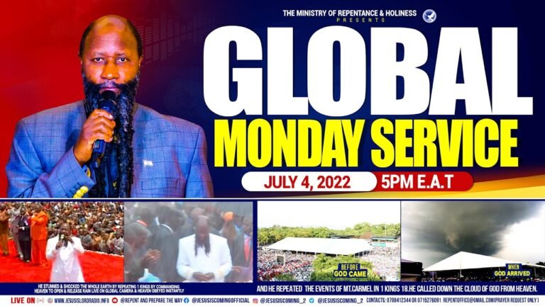 Mega Global Monday Revival Service | July 4, 2022 | Session 1