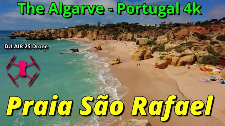 PORTUGAL ALGARVE 2022 – Praia São Rafael – ALBUFEIRA  – DJI AIR 2S