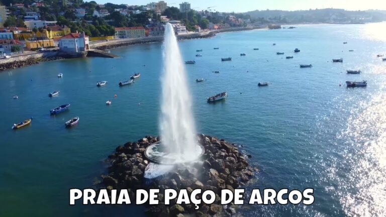 PRAIA DE PACO DE ARCOS 🇵🇹 Portugal Drone 4K