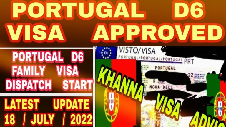 Portugal D6 Visa Approved | Portugal D6 Visa Dispatch Start | Portugal Immigration Update | Portugal