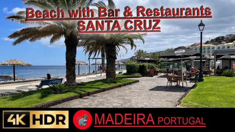 🦋🦋🦋 Portugal – Santa Cruz City & Beach in 4K HDR