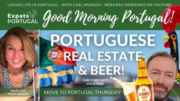 Portuguese real estate update and beer on Good Morning Portugal! Portuguese real estate update and beer on Good Morning Portugal!
