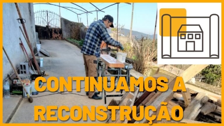 Renovação de casa centenária no centro de Portugal S01E08 Renovating old house in central Portugal