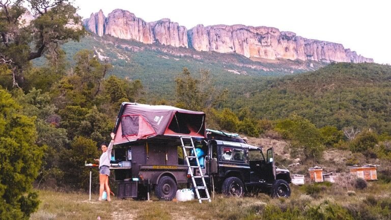 Road trip to Portugal 2/6 – Overlanding Spain with our DEFENDER & ROOFTOP TENT 4K – #trippingtheroad