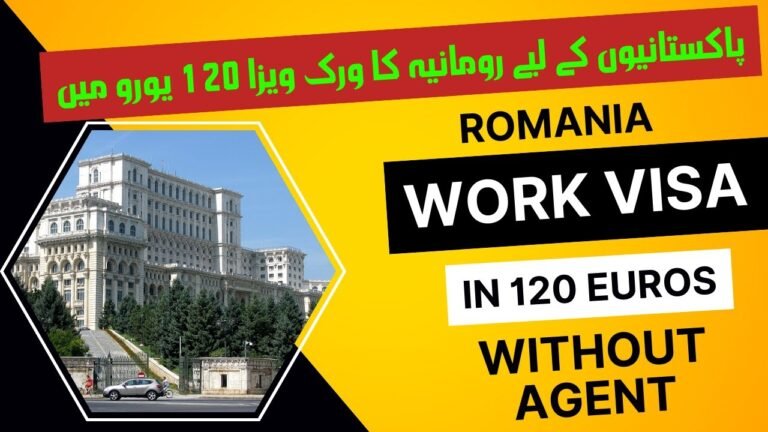 Romania's work visa in 120 Euros for Pakistanis and Indians | VISA GURU