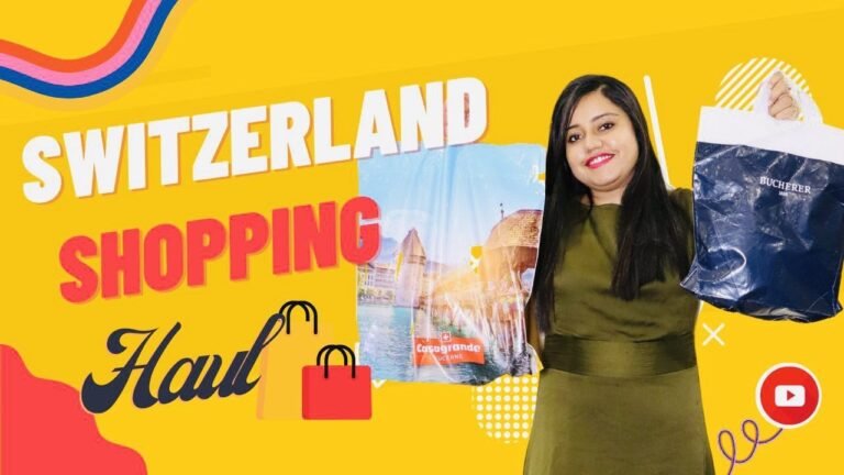 SWITZERLAND SHOPPING HAUL : What to Buy and Where to Shop in Switzerland | Watches Knife Chocolates