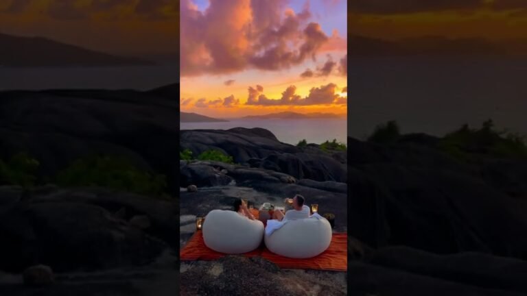 Seychelles's romantic hilltop sunset😉😉😉  – @terplanet #Shorts