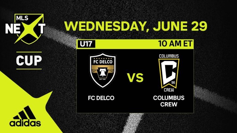 U17 MLS NEXT Cup: FC Delco vs. Columbus Crew | June 29, 2022 | FULL GAME