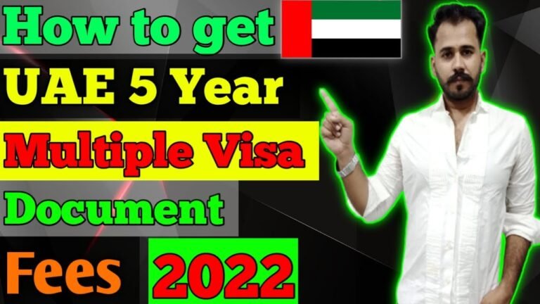 UAE 5 Year Visa Multiple | How to Get Apply Multiple Visa | Multiple Entry tourist Visa 5 Year