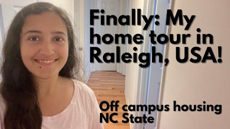 USA House Tour & How much rent I pay|First American House|Off campus NC State|Raleigh #Arushisworld