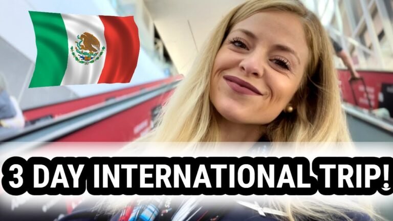 WORKING FLIGHTS TO MEXICO / My Flight Attendant Life