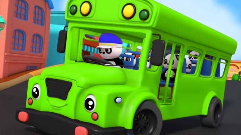 Wheels On The Bus Nursery Rhymes 3D Rhymes Kids Songs Baby Rhyme