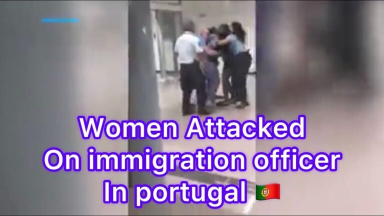 Women Attacked on Immigration officer at Faro Airport portugal 🇵🇹