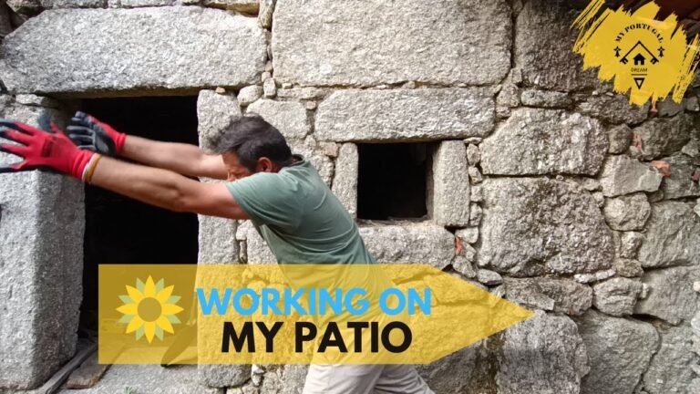 Working on my Patio – Renovating a RUIN in PORTUGAL (#11)