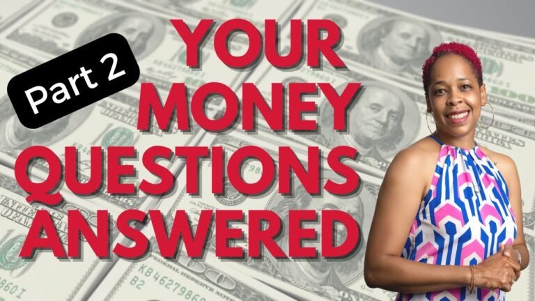 Your Money Questions Answered Part 2 | Financial Confidence Is Sexy