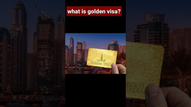 what is golden visa🤔#shorts #education #informative