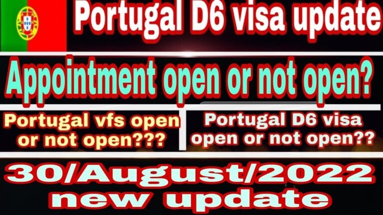 Portugal D6 Visa Update | Portugal Embassy Delhi | Portugal VFS Update | Portugal Passport Dispatch